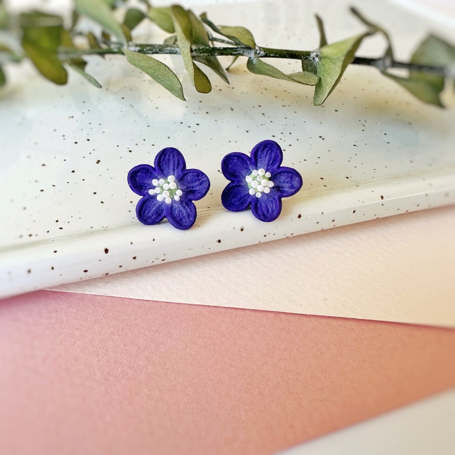 Auskarai Žibutės|Ner.Pl.|AUP-47